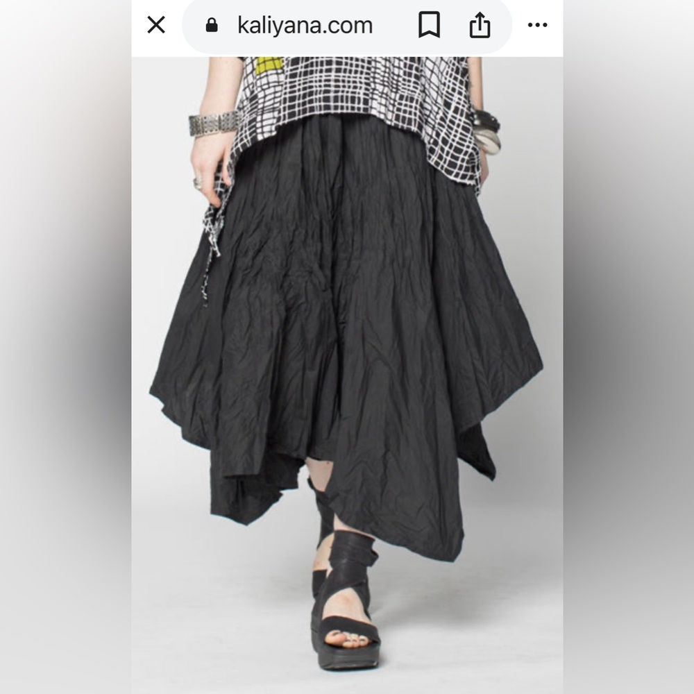 Midnight blue Asymmetrical Skirt